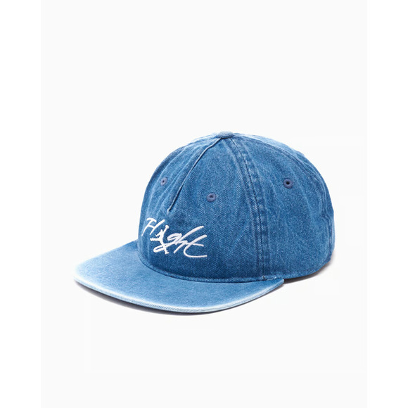 Jordan Pro Unstructured 5 Panel Unisex Cap Blue Grey S/M Denim FV5293 437 NEW - Picture 1 of 7